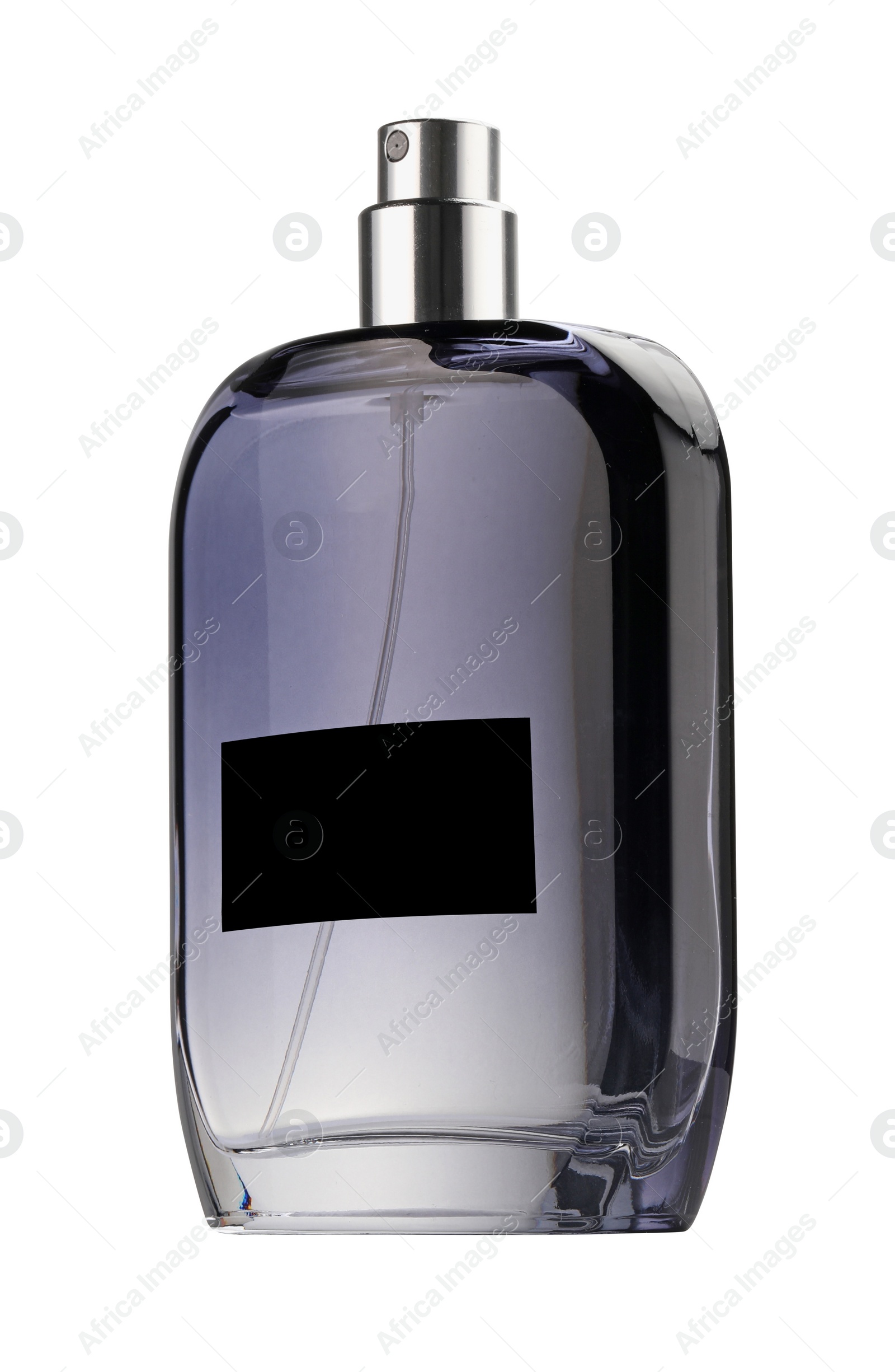 Photo of Luxury men`s perfume in bottle isolated on white