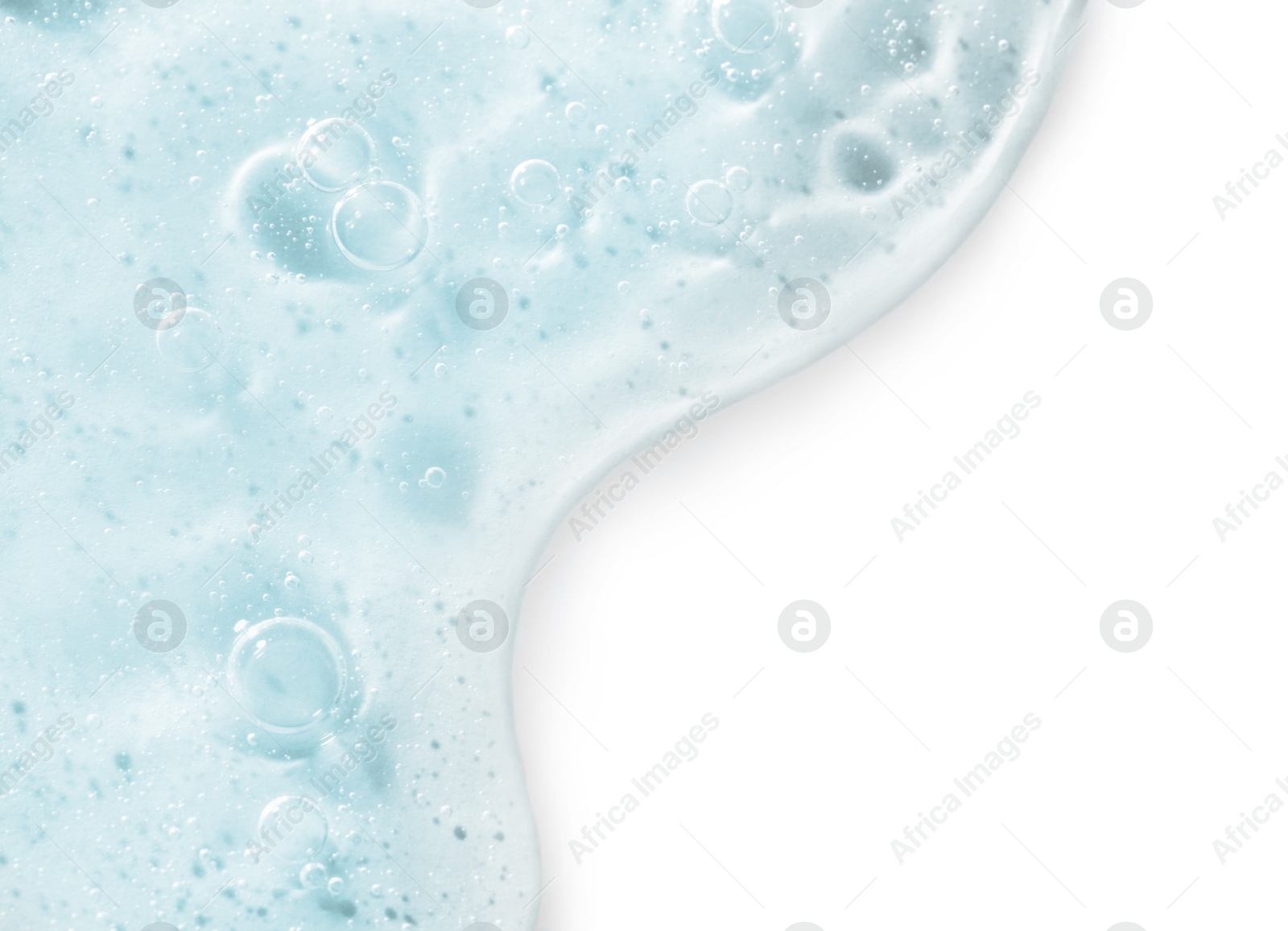 Image of Serum on white background, top view. Skin care product