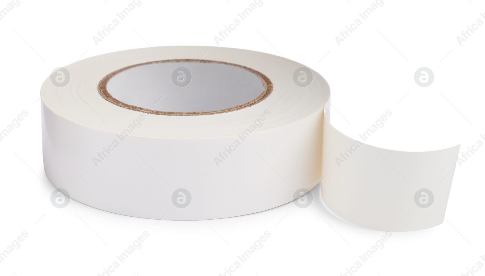 Photo of Insulating tape isolated on white. Electrician's supply