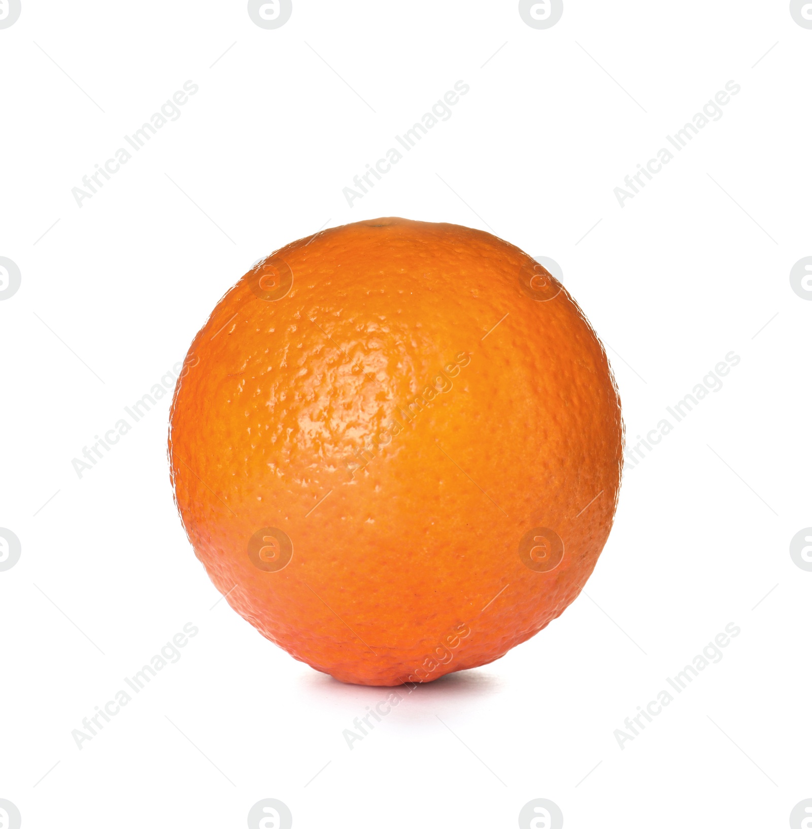 Photo of Fresh ripe orange isolated on white. Citrus fruit