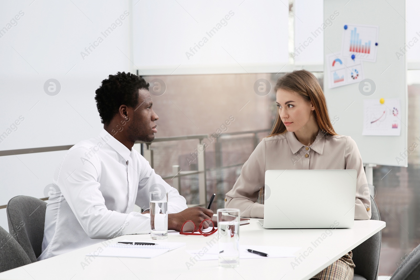 Photo of African American man suffering from racial discrimination at work