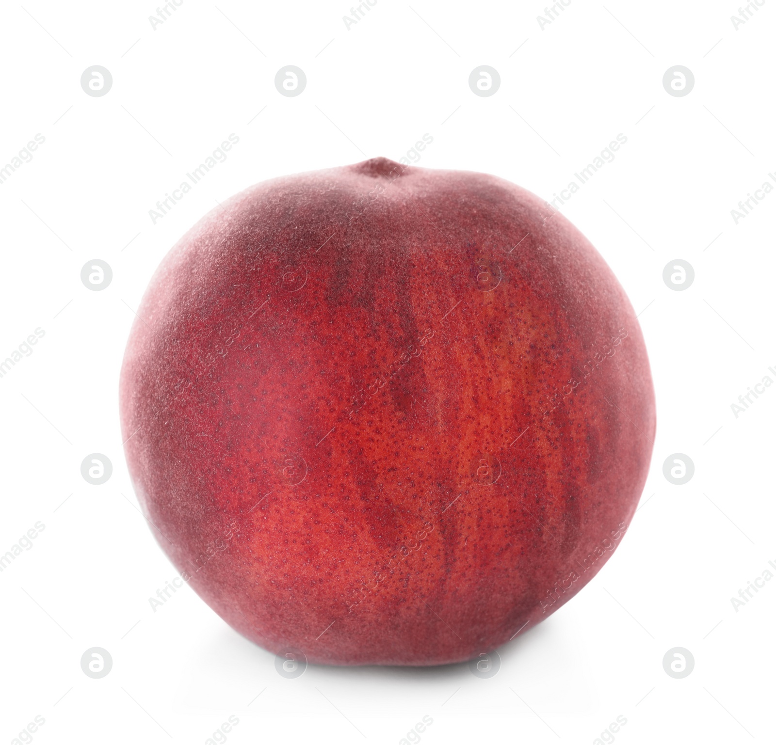 Photo of Delicious ripe sweet peach isolated on white