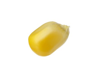 Photo of Small fresh corn kernel on white background