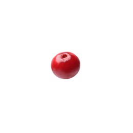 Photo of Aromatic spice. Red peppercorn isolated on white