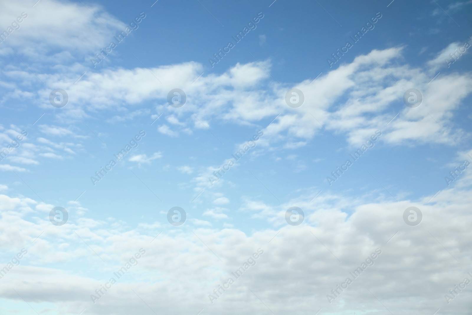 Photo of Beautiful blue sky with clouds on sunny day