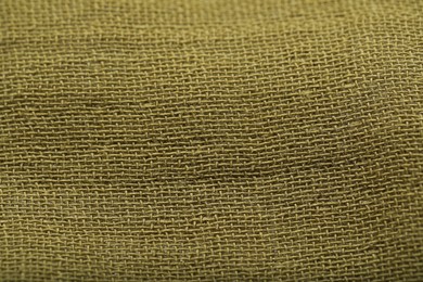 Photo of Texture of soft fabric as background, top view