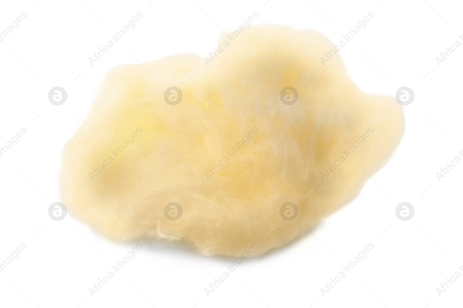 Photo of One sweet cotton candy isolated on white