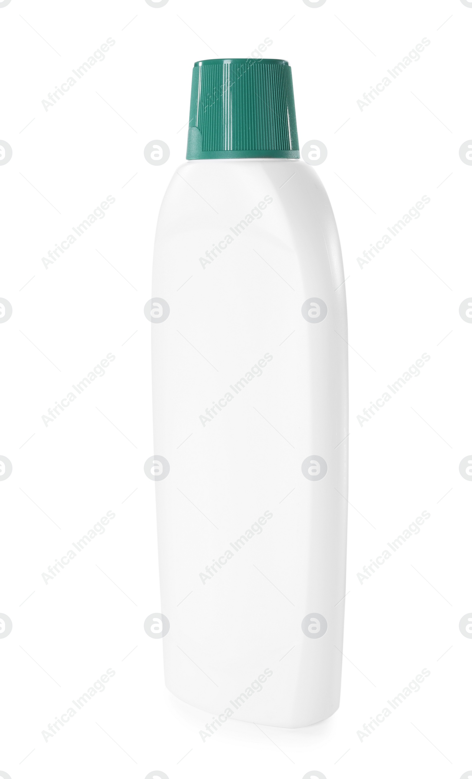 Photo of Bottle of cleaning product isolated on white