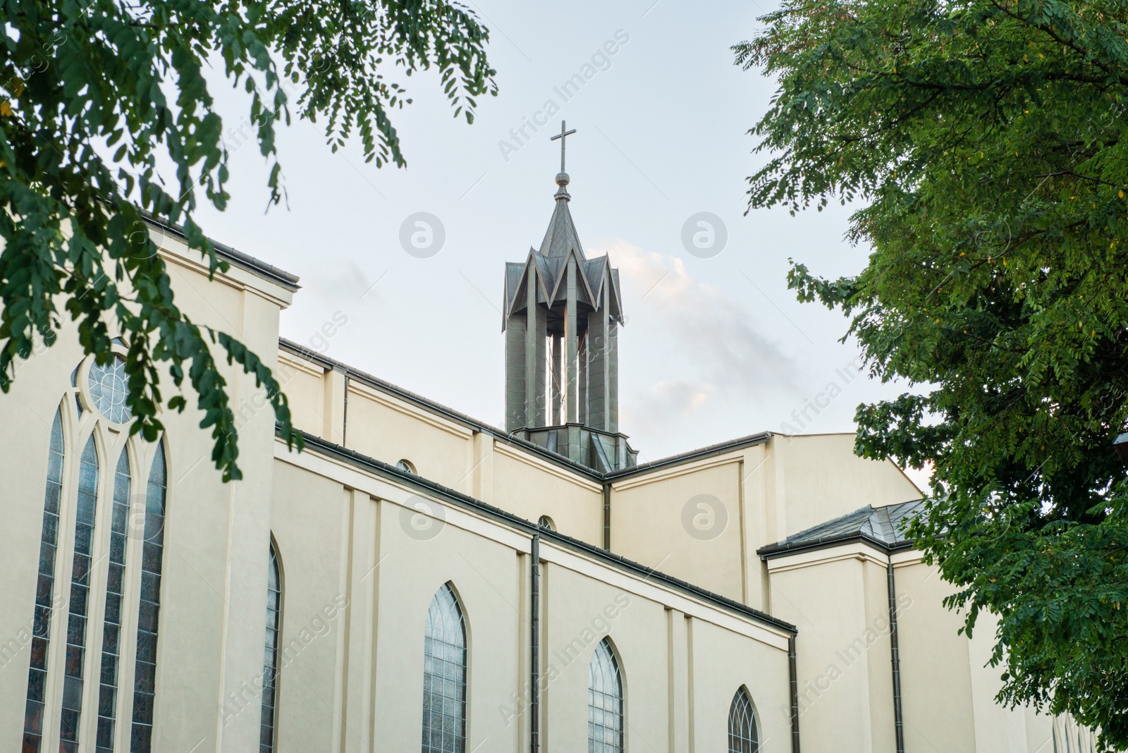 Photo of Beautiful view of old church exterior outdoors