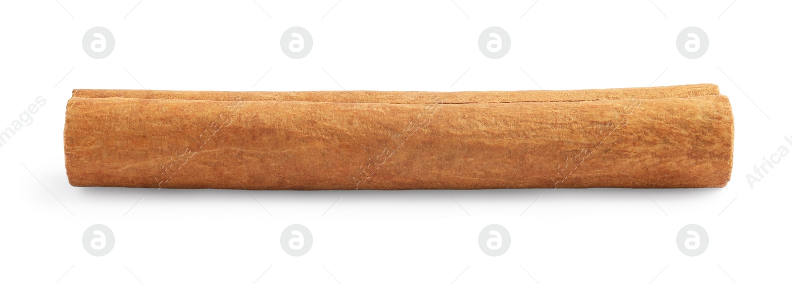 Photo of Dry aromatic cinnamon stick isolated on white