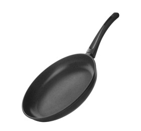 Photo of New non-stick frying pan isolated on white