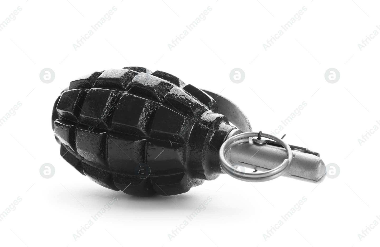 Photo of Hand grenade on white background