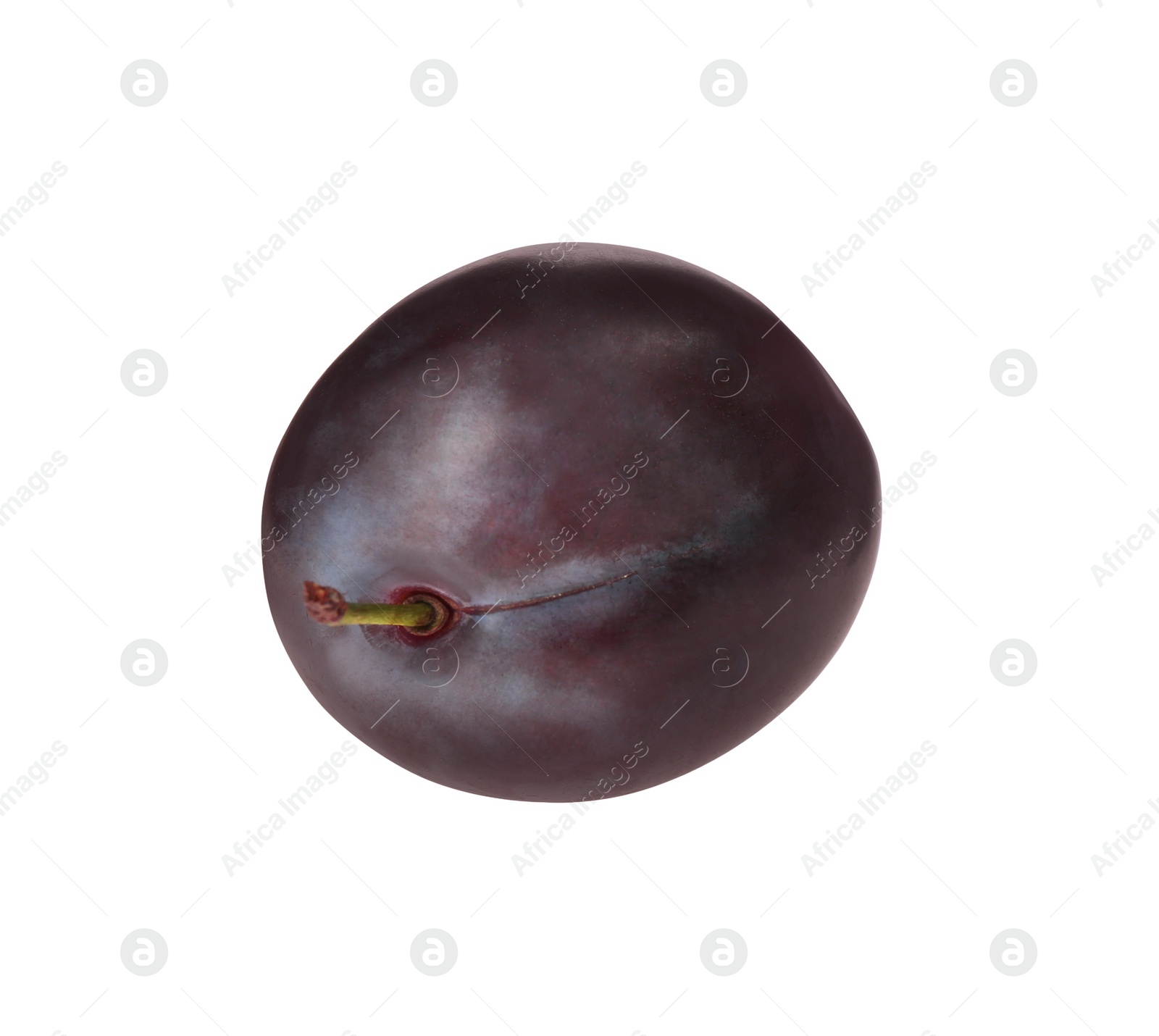 Photo of Delicious fresh ripe plum isolated on white