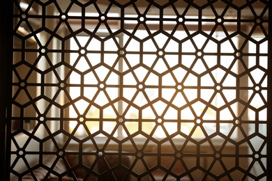 Photo of View of decorative divider in room interior