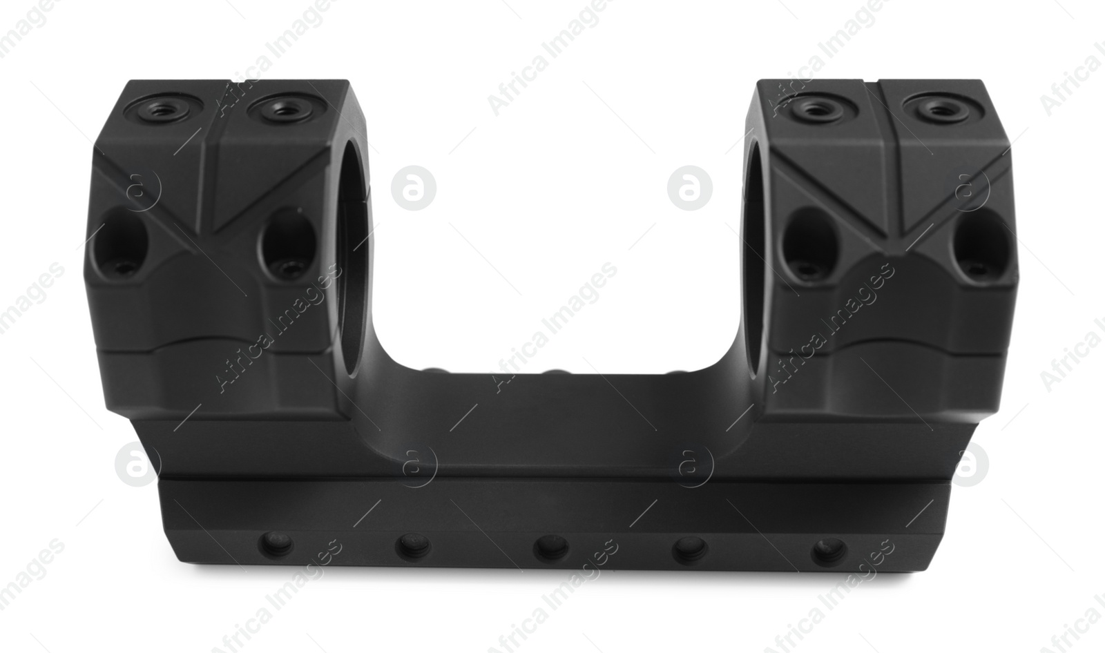 Photo of Quick disconnect sniper cantilever scope mount isolated on white