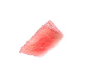 Photo of Piece of fresh watermelon on white background