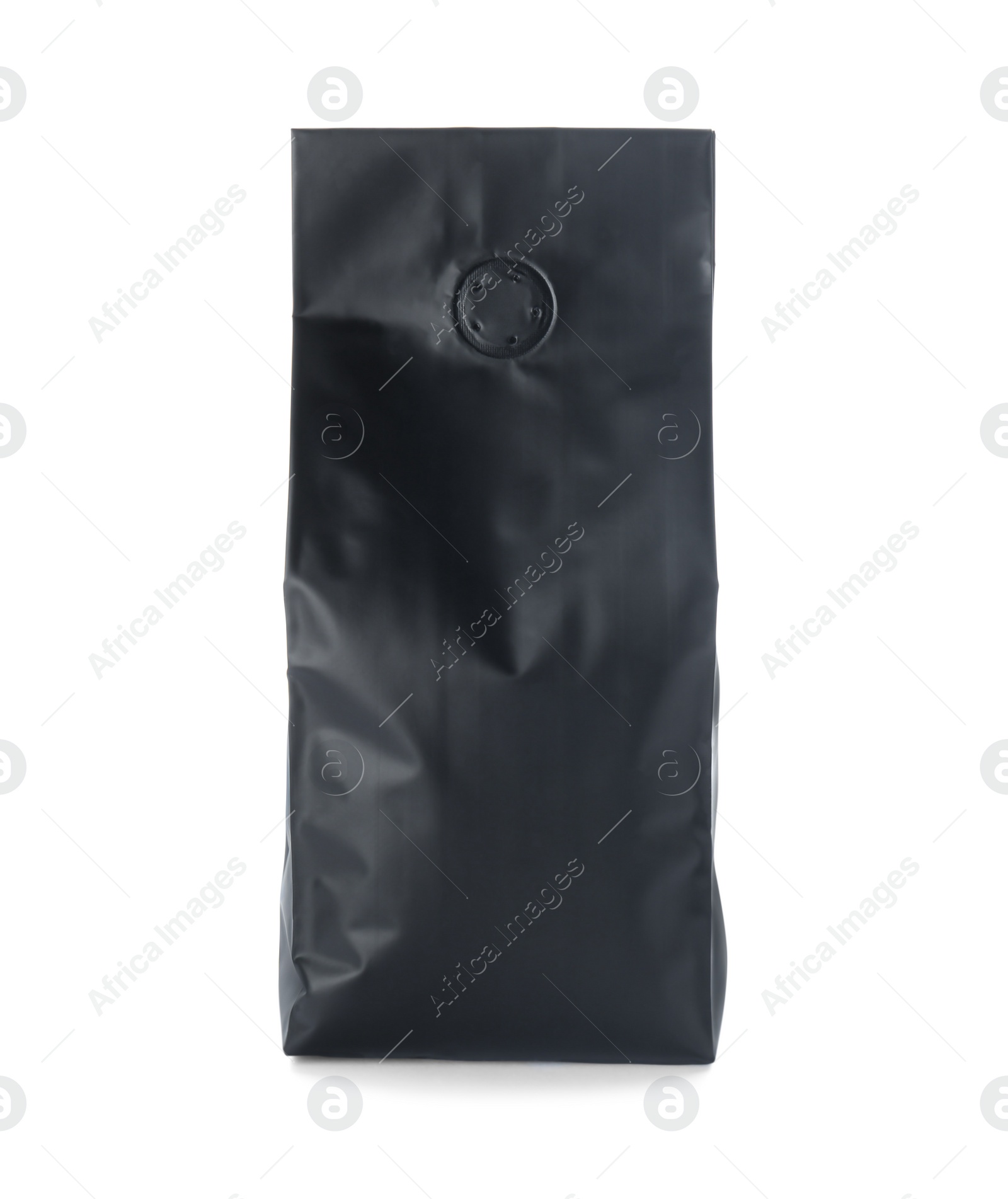 Photo of One blank foil package isolated on white