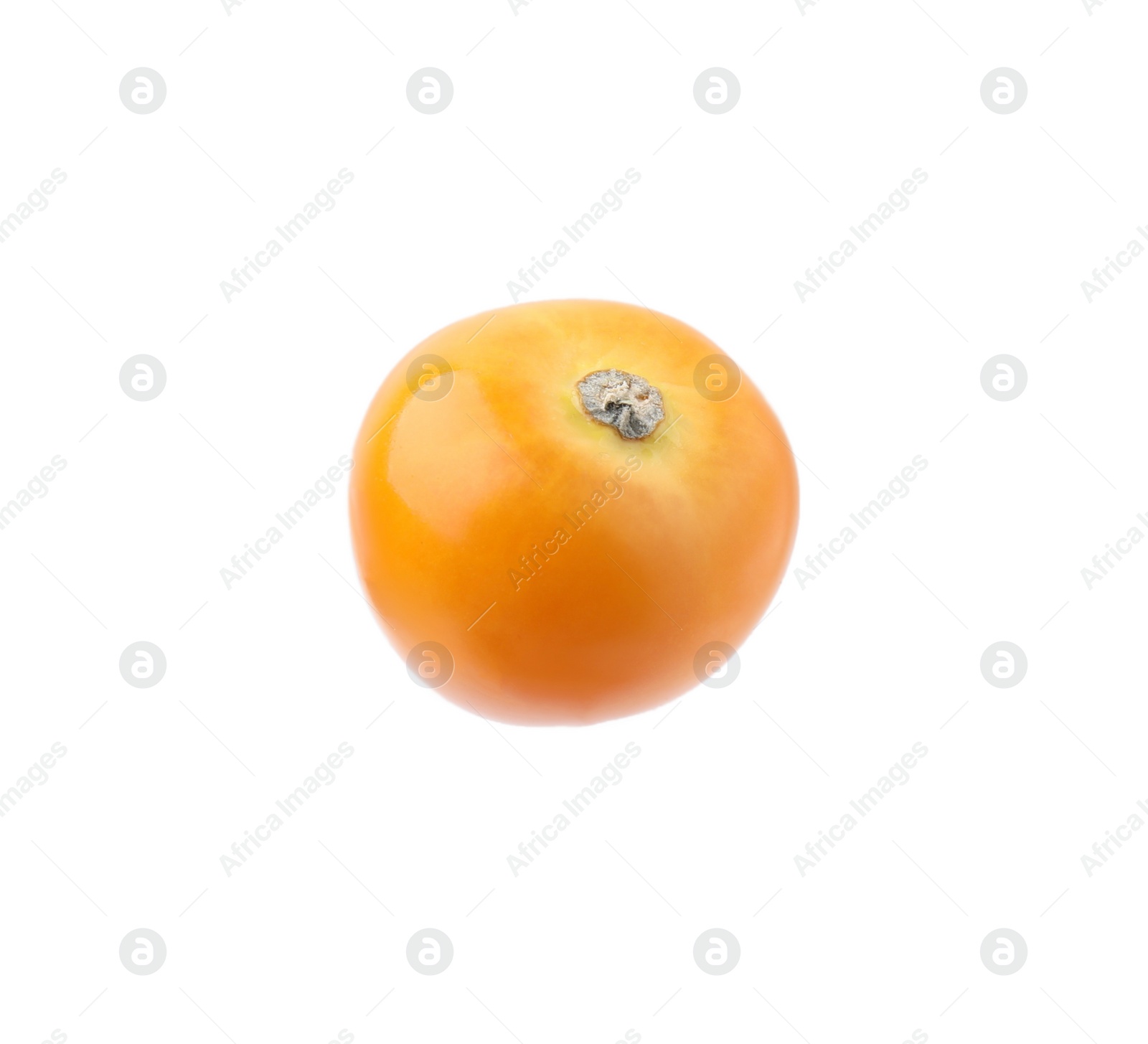 Photo of Ripe orange physalis fruit isolated on white