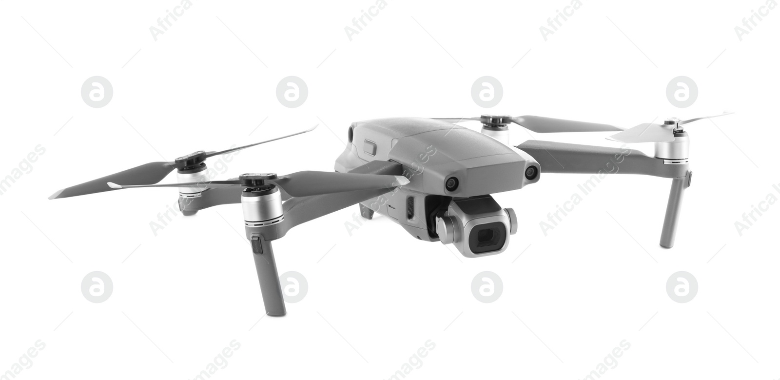 Photo of Modern drone with camera isolated on white