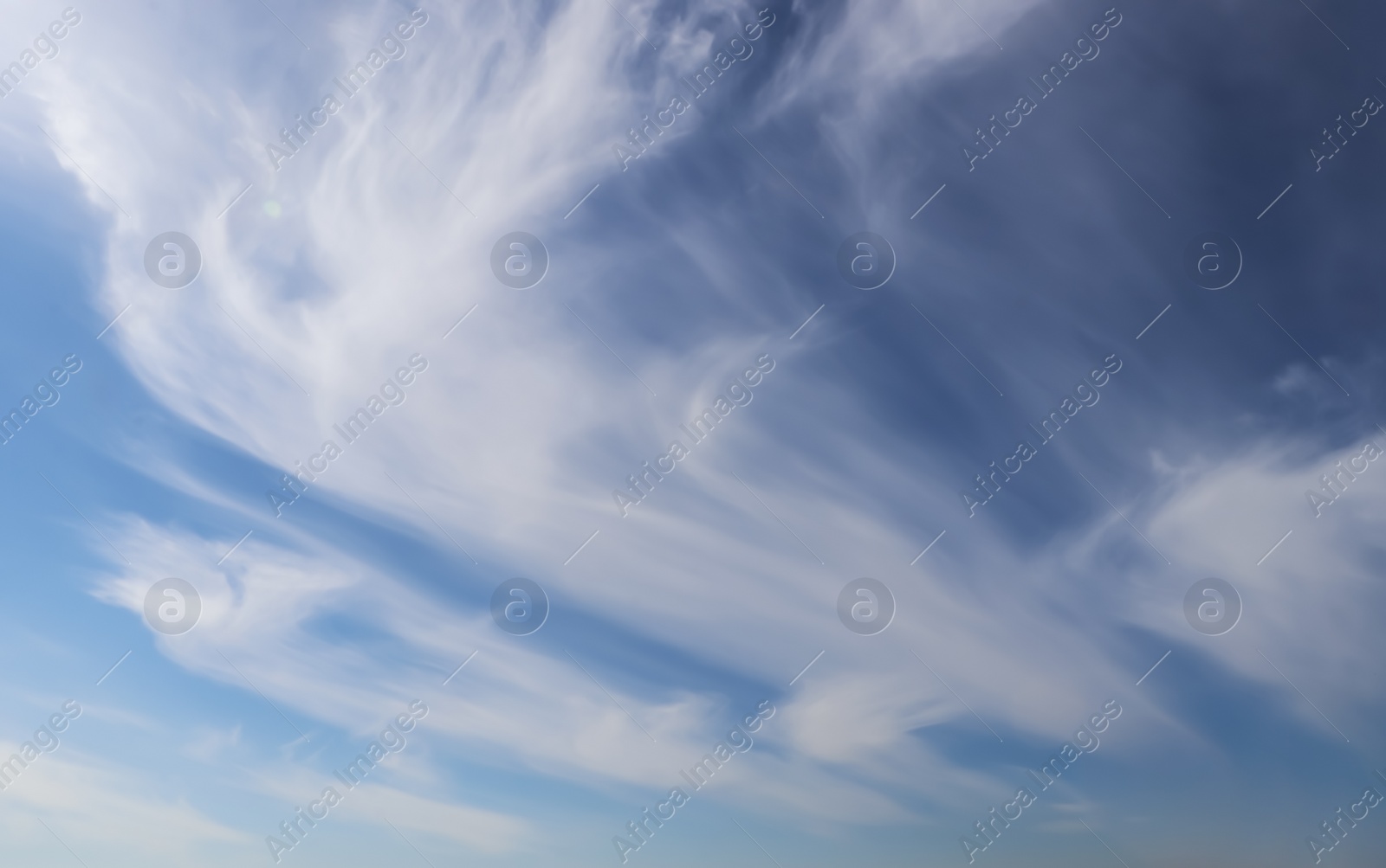 Photo of Beautiful fluffy white clouds in blue sky