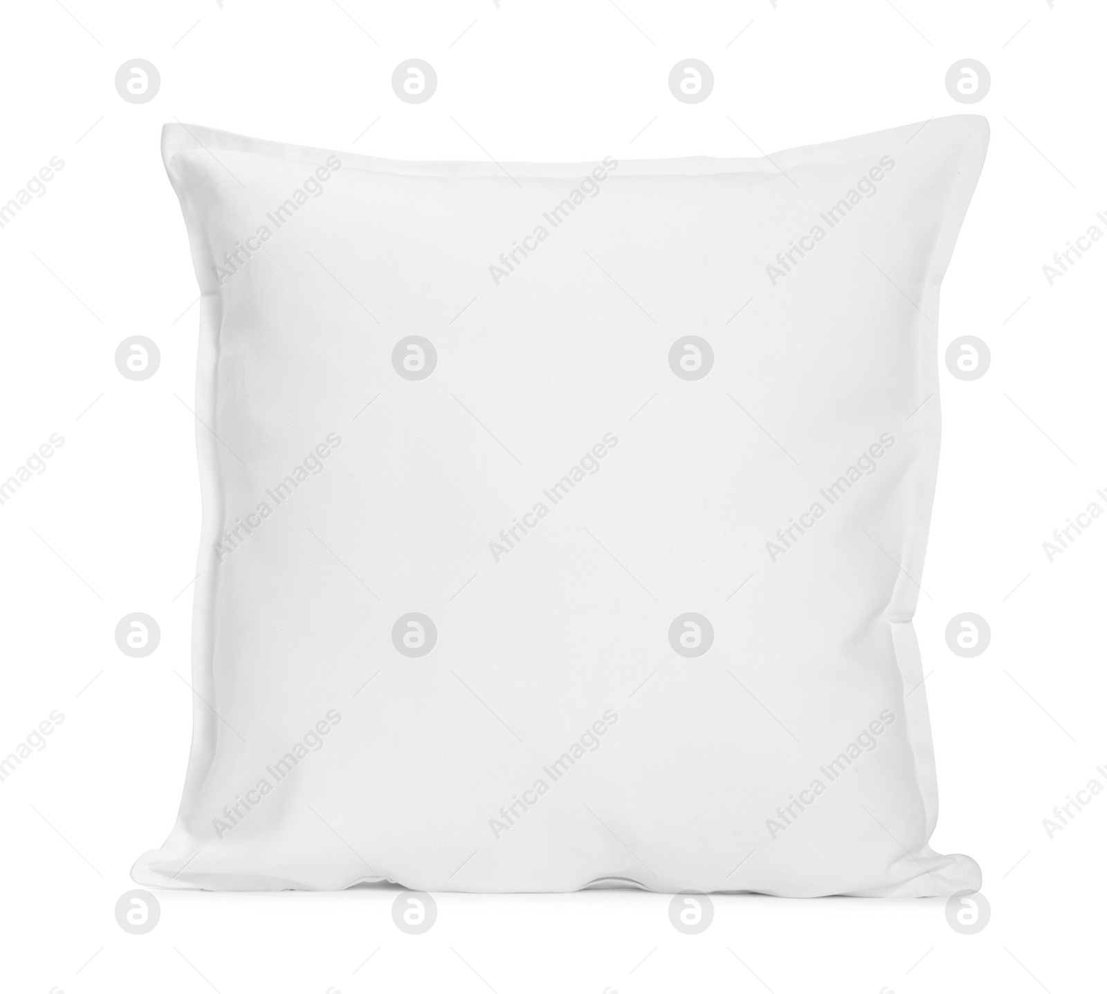 Photo of One new soft pillow isolated on white