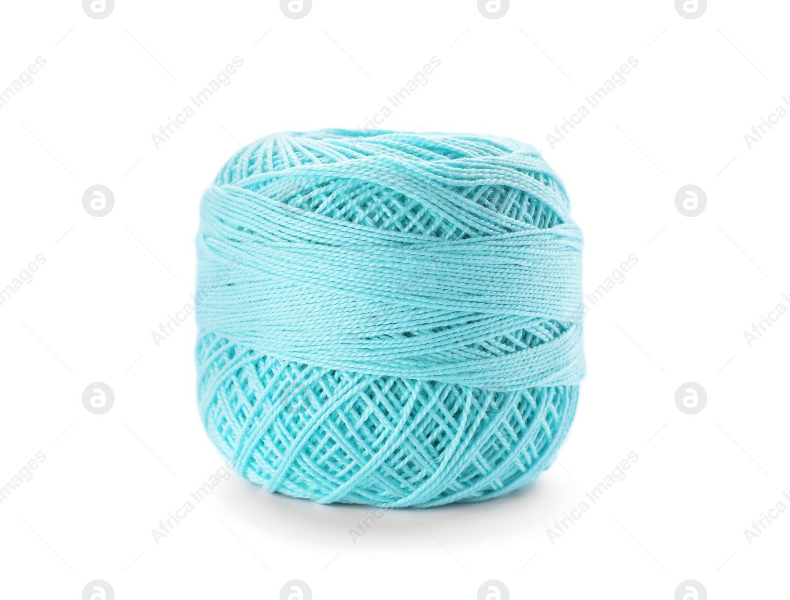 Photo of Color thread on white background