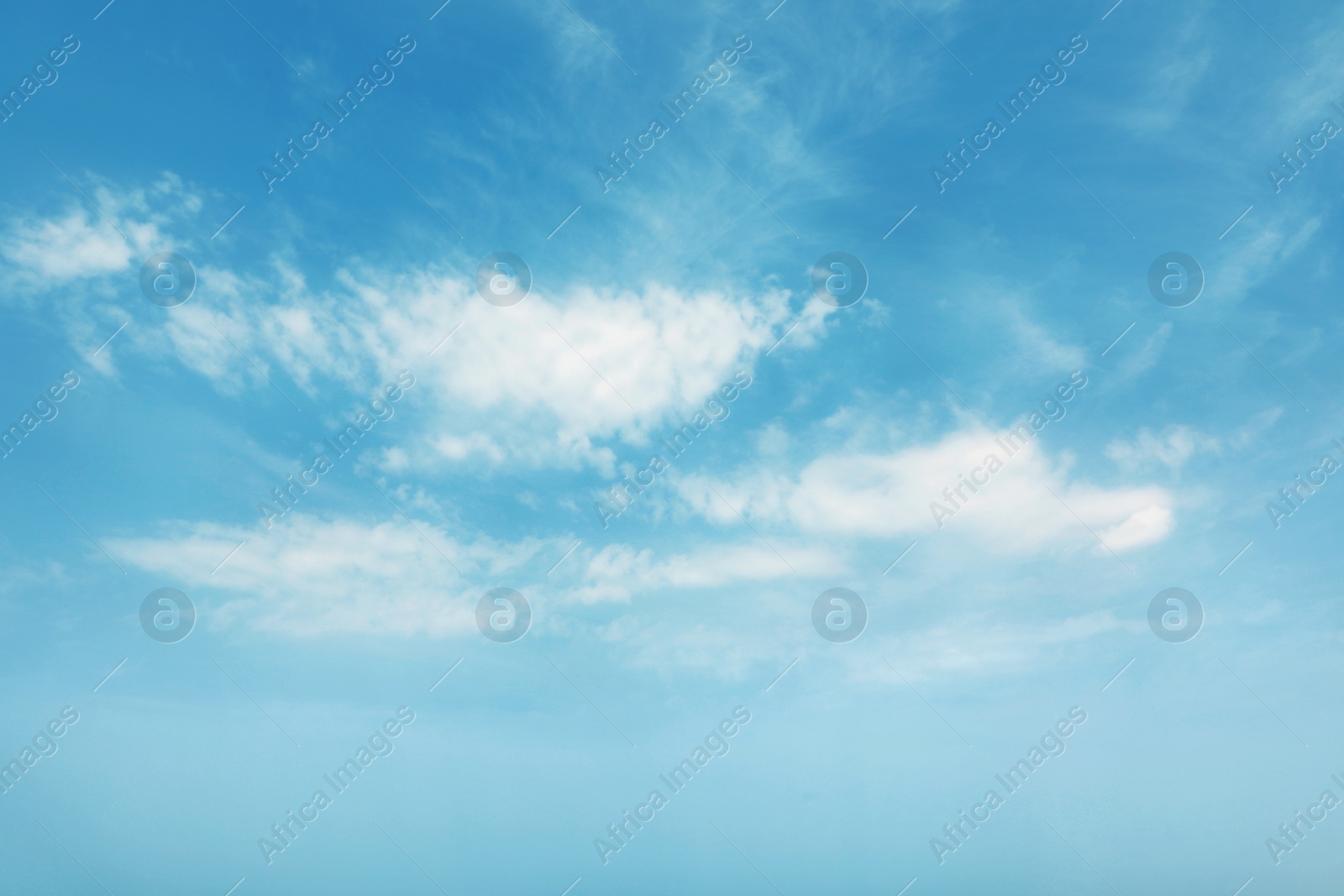 Photo of View of beautiful blue sky with clouds