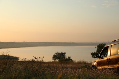 Picturesque view of beautiful sky in countryside at sunrise