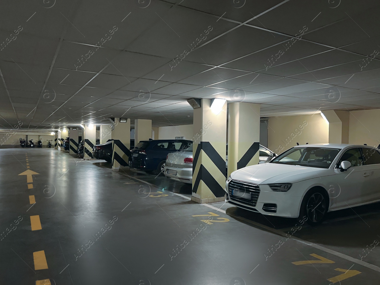 Photo of View of different cars in underground parking