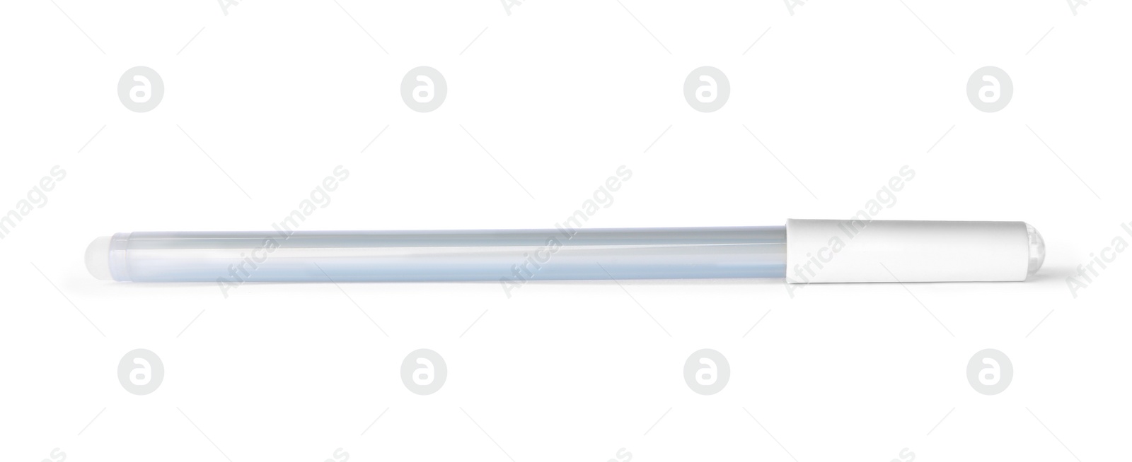 Photo of One erasable gel pen isolated on white