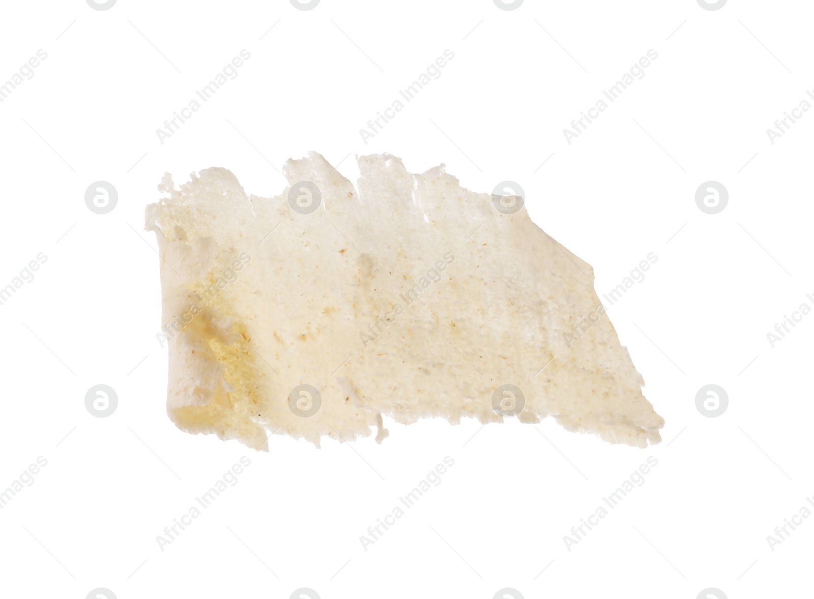 Photo of One chip of wood isolated on white