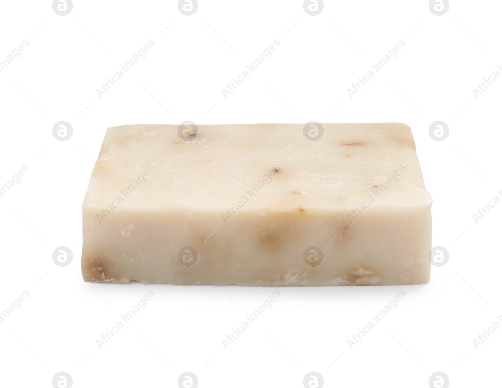 Photo of Soap bar on white background. Personal hygiene