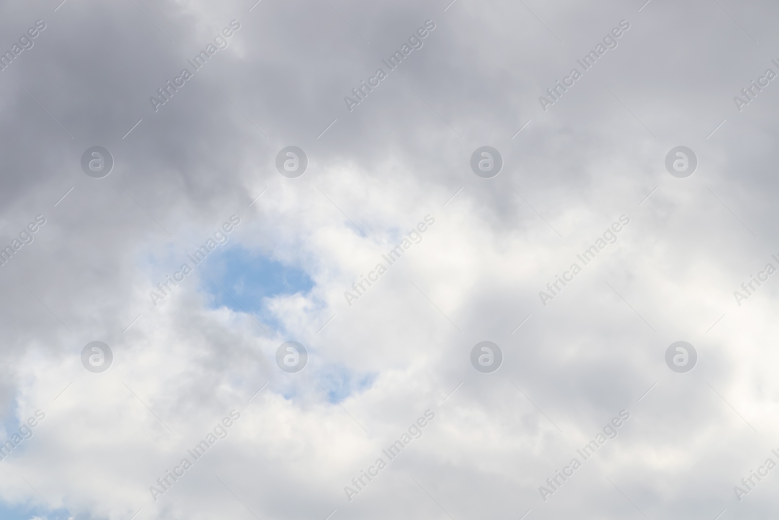 Photo of Picturesque view of beautiful blue sky with fluffy white clouds