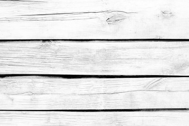 Image of Texture of white wooden planks as background