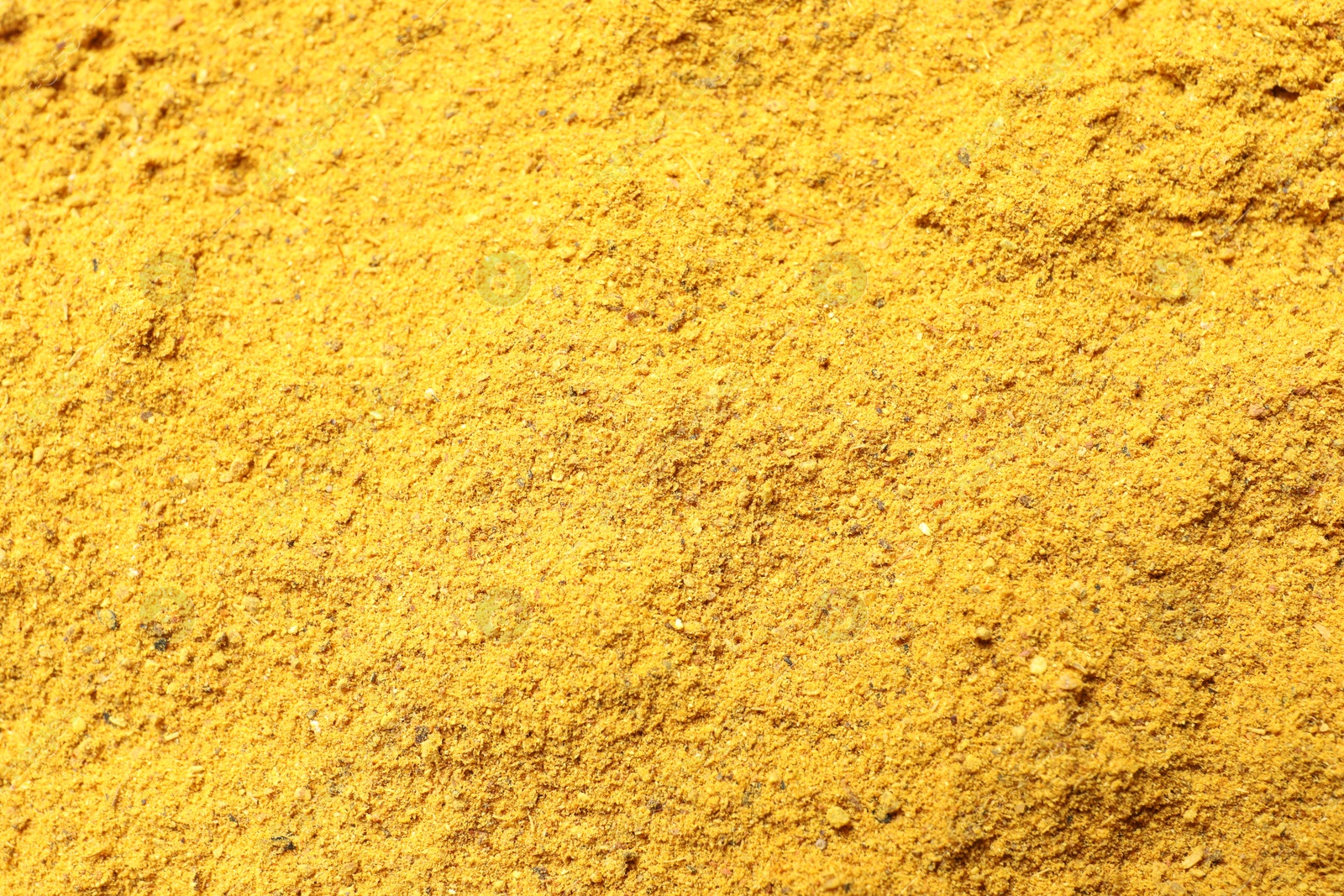 Photo of Dry curry powder as background, above view