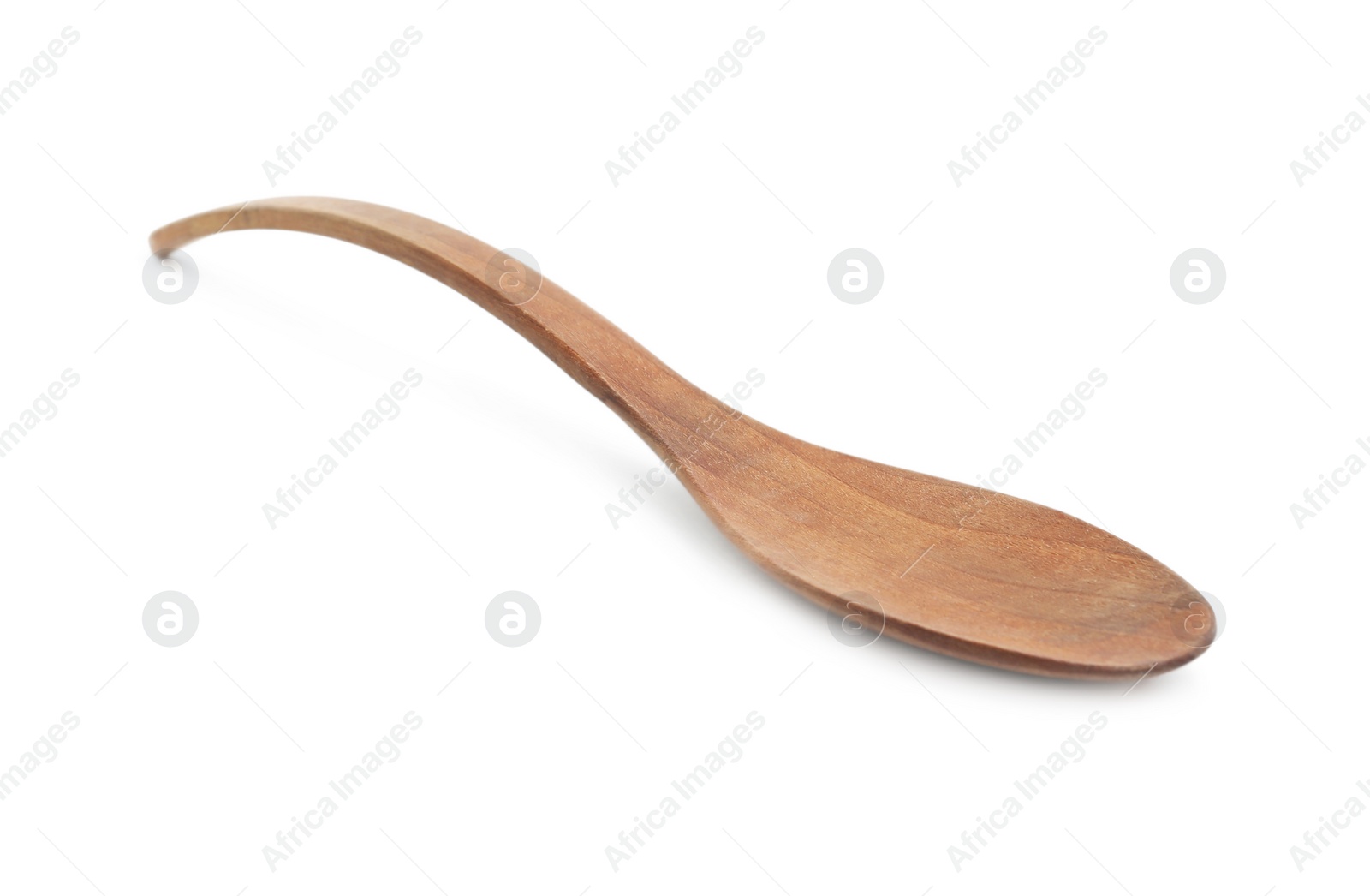 Photo of Wooden spoon isolated on white. Cooking utensil