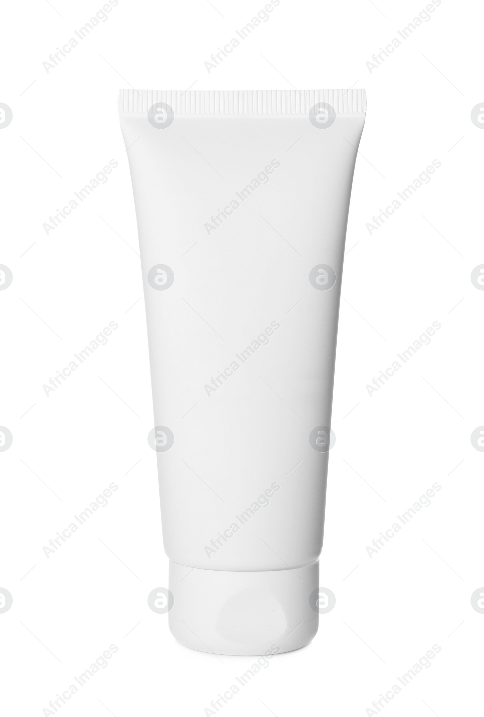 Photo of Blank tube of cosmetic product isolated on white