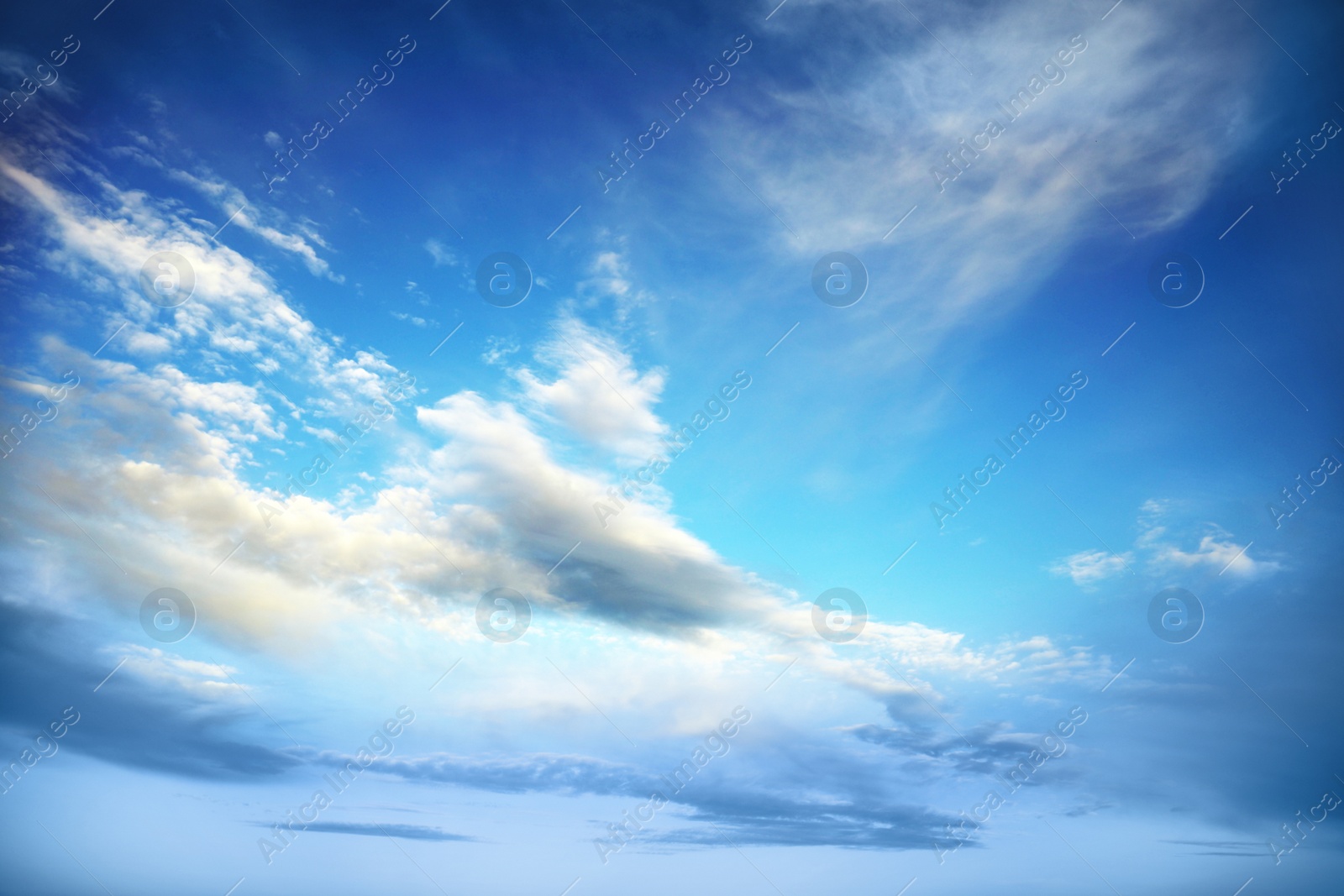 Photo of Beautiful view of evening sky with clouds