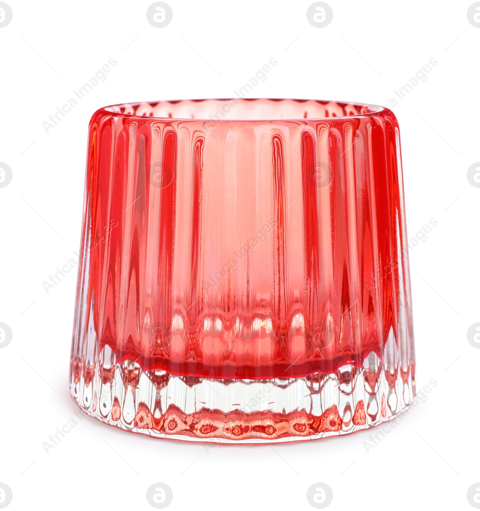 Photo of Beautiful clean empty glass on white background