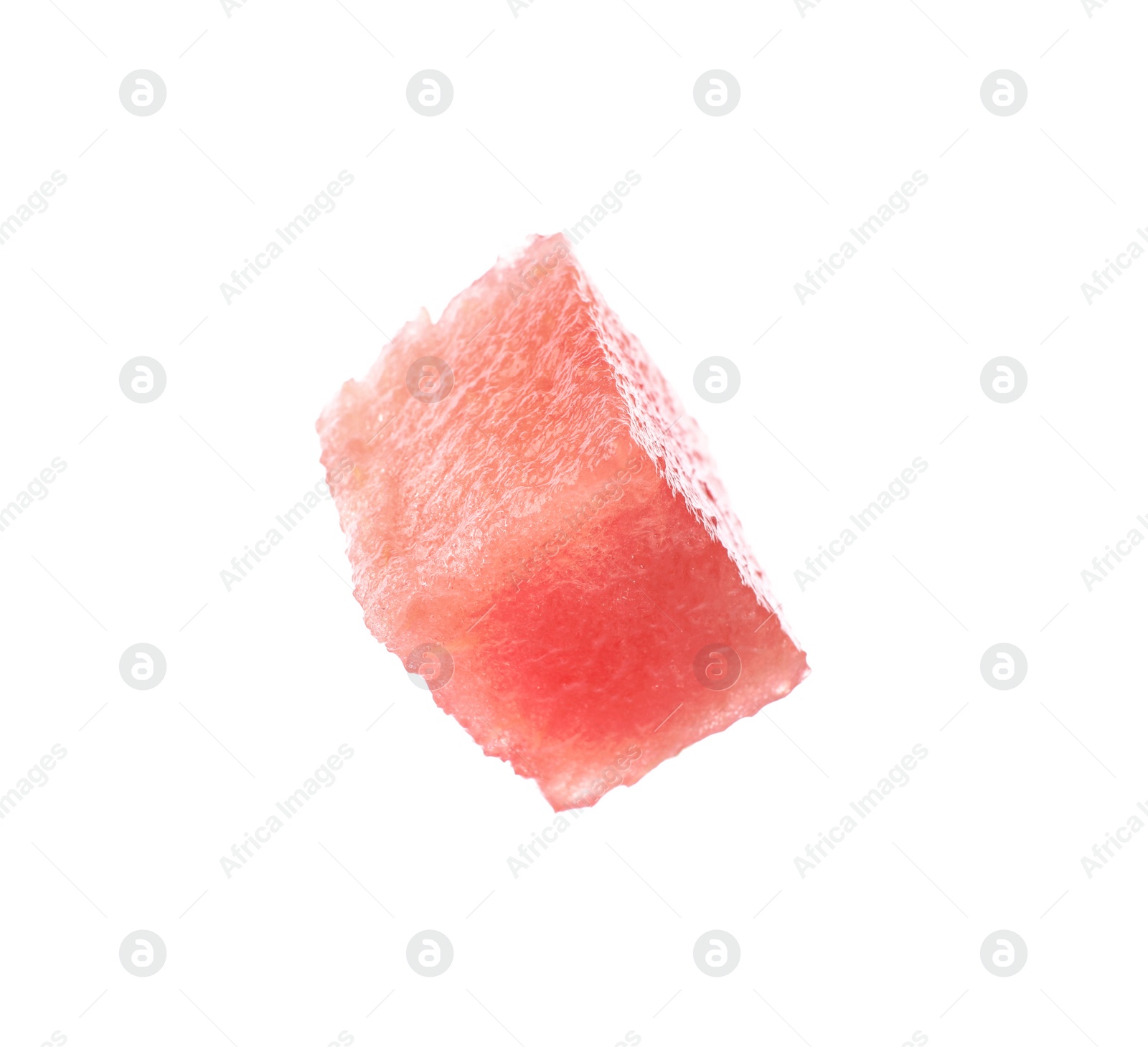 Photo of Piece of fresh watermelon on white background