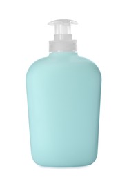 Photo of Bottle of liquid soap isolated on white