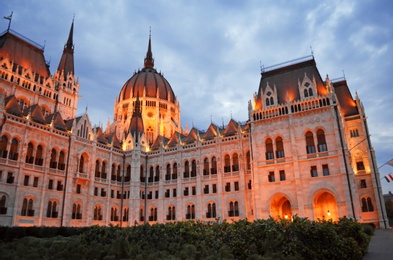 Photo of BUDAPEST, HUNGARY - JUNE 17, 2018: Beautiful view of Hungarian Parliament building