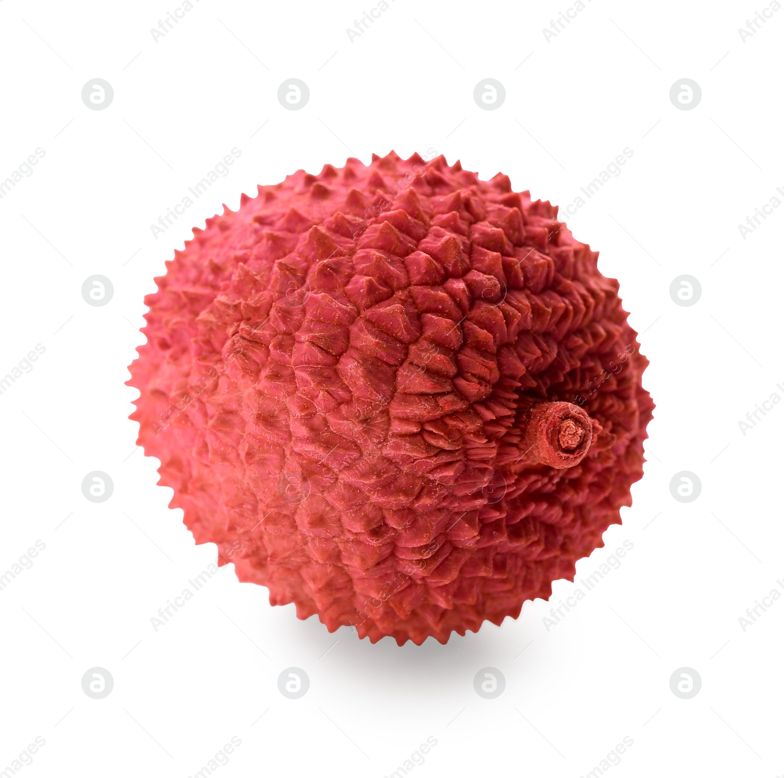 Photo of Whole ripe lychee fruit isolated on white