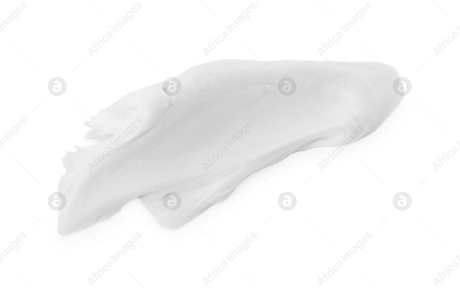 Photo of One used chewing gum on white background, top view