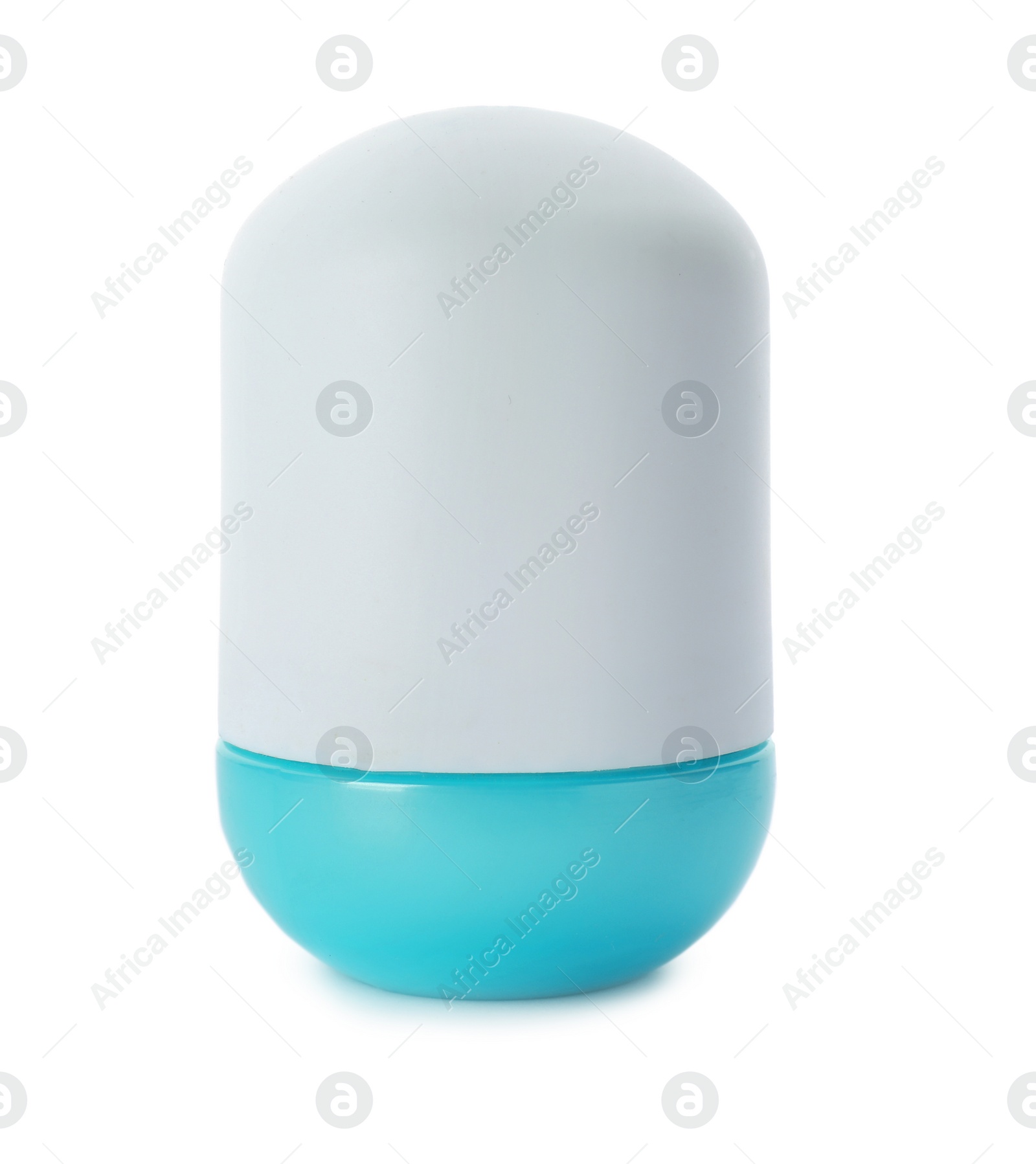 Photo of Roll-on deodorant on white background. Skin care