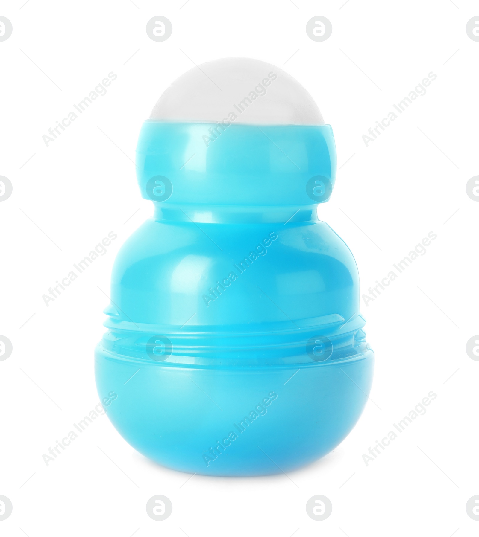 Photo of Roll-on deodorant on white background. Skin care