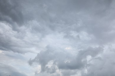 Photo of Picturesque view of sky with heavy rainy clouds
