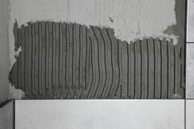 Photo of Plaster cement texture surface, Building and construction process