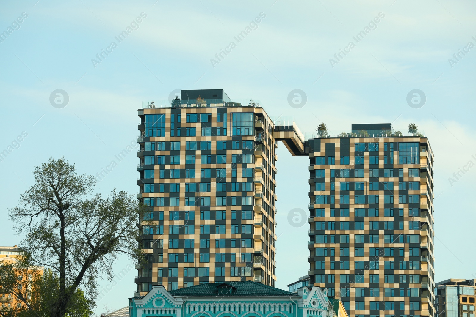 Photo of Beautiful view of modern buildings on sunny day