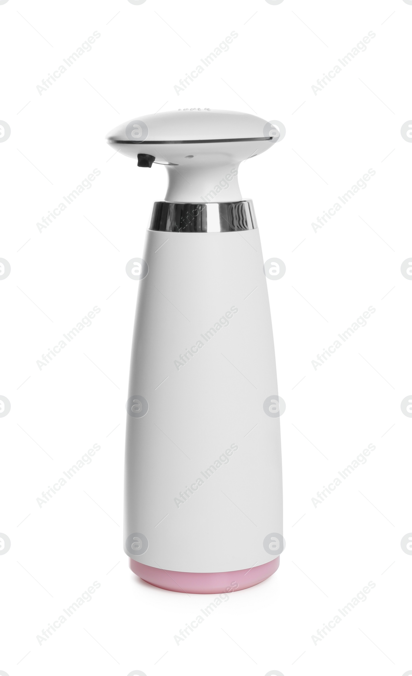 Photo of Modern automatic soap dispenser isolated on white